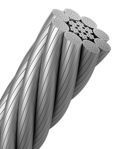 Titan compacted 8 strand rope